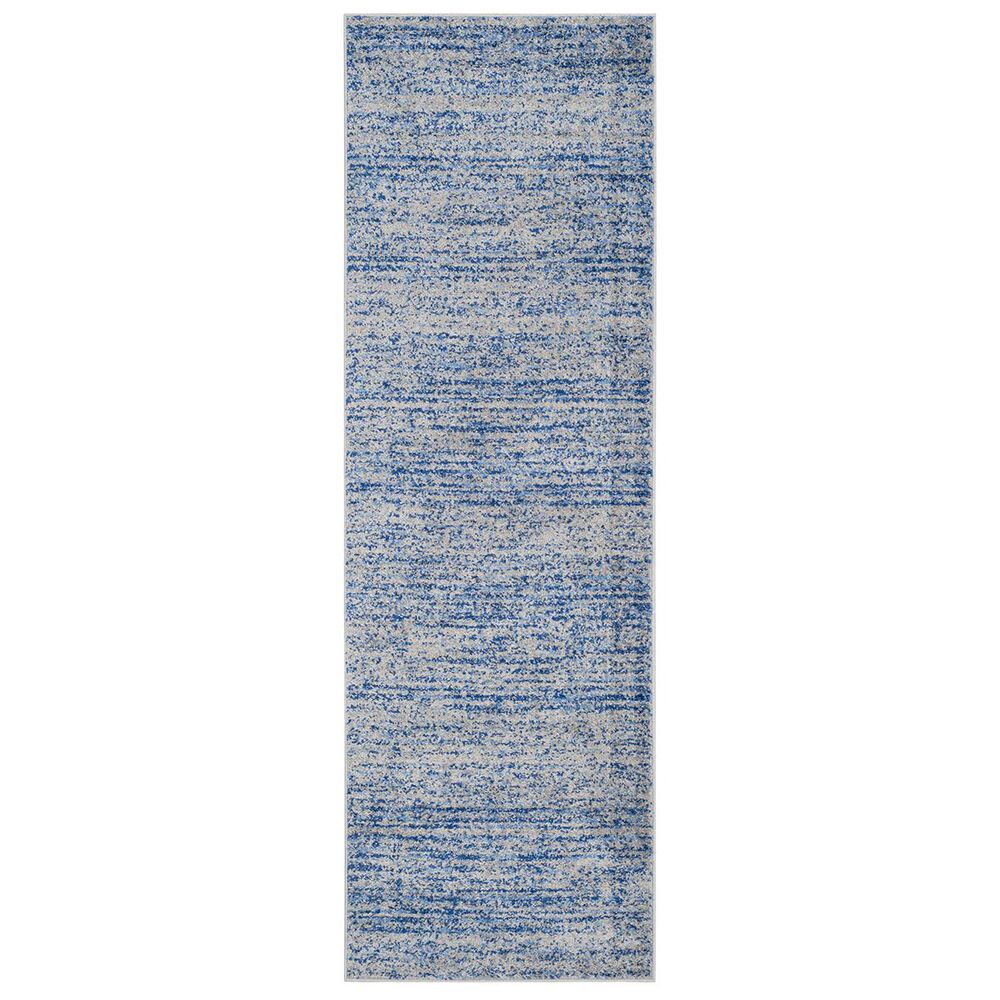 Safavieh Adirondack ADR117D-220 2&#39;6&quot; x 20&#39; Blue/Silver Runner, , large