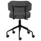 Linon Home Decor Tristan Swivel Office Chair in Black, , large