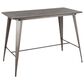 Lumisource Oregon Counter Table in Espresso/Antique, , large