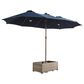 HOMLUX 2-Piece 14.5 ft Patio Umbrella Set in Dark Blue, , large