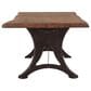 Home Trends & Design Organic Forge 106" Dining Table in Raw Walnut and Antique Zinc - Table Only, , large