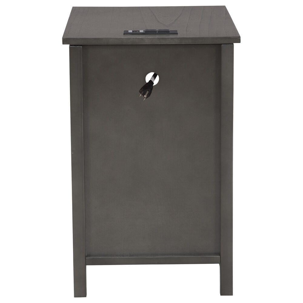 Ashley Treytown Chairside End Table in Gray, , large
