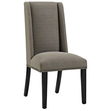 Modway Baron Fabric Dining Chair in Granite, , large
