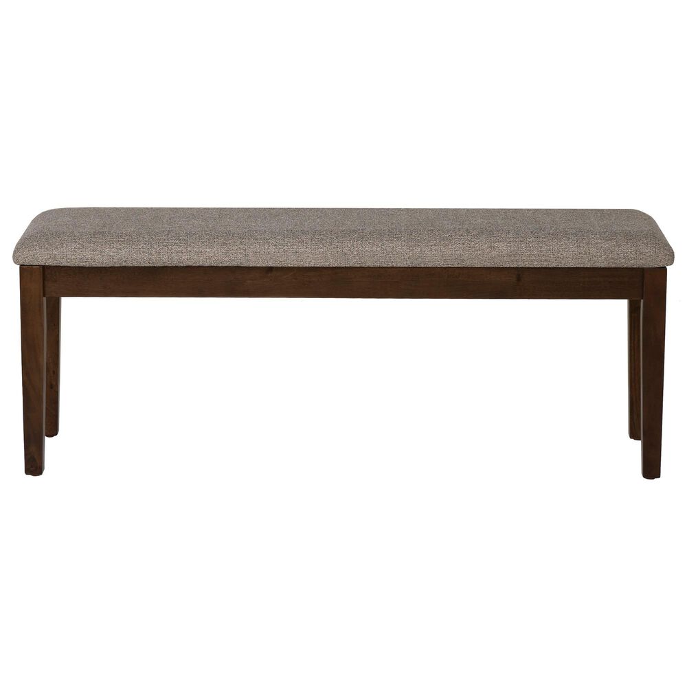Linon Home Decor Drury Bench in Warm Brown, , large