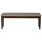 Linon Home Decor Drury Bench in Warm Brown, , large