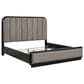 Millenium Rowanbeck King Upholstered Panel Bed in Black Finish, , large
