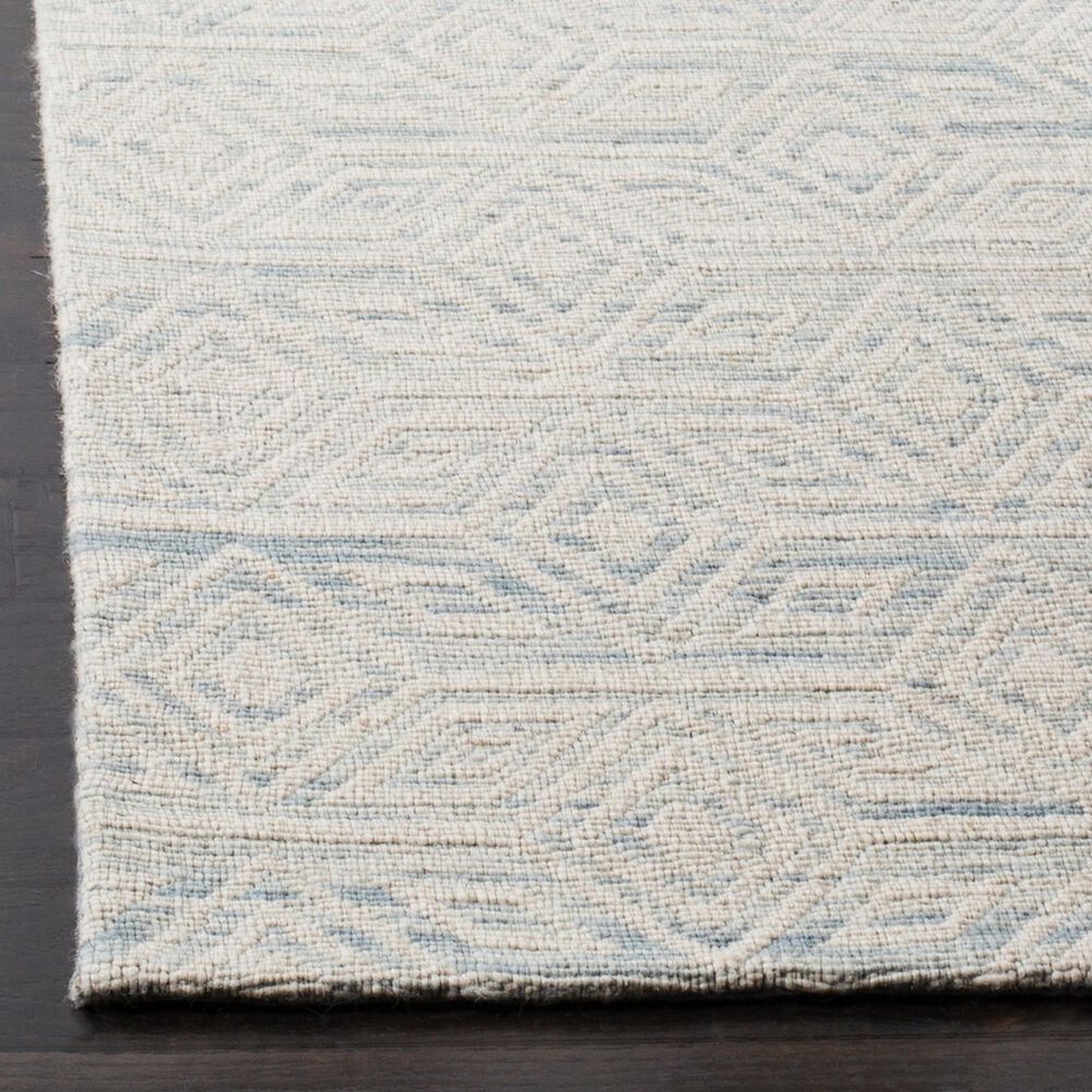 Safavieh Marbella Diamond Geometric 3&#39; x 5&#39; Light Blue and Ivory Area Rug, , large