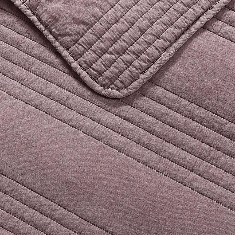 Hallmart Collectibles Sierra 3-Piece King Coverlet Set in Eggplant, , large