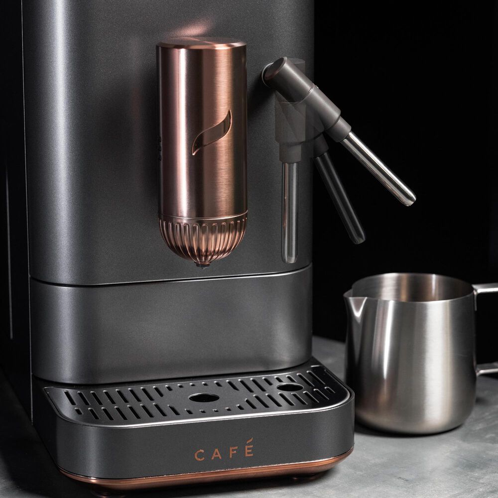 Cafe 40.5 Oz Affetto Espresso Machine in Matte Black, , large