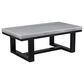 Crystal City Lucca Cocktail Table in Ebony and White, , large