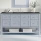 James Martin Vanities Breckenridge 60" Single Bathroom Vanity in Serenity Blue with 3 cm Parisien Bleu Quartz Top, Rectangular Sink and FreePower Wireless Charger, , large