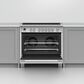 Fisher & Paykel 36" Classic Induction Range with 5 Burners in White, , large