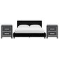Ashley Zuraleus California King Upholstered Platform Bed with Two Nightstands in Matte Black, , large