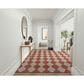 Nourison Positano Geometric Terracotta 9" x 12" Indoor/Outdoor Area Rug, , large