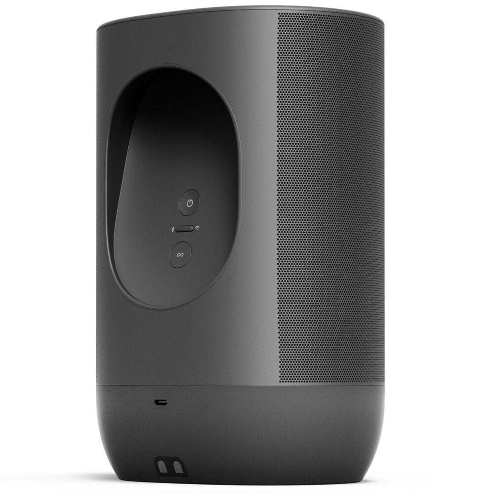 moderat lærken rent SONOS Move - Smart Portable Wi-Fi and Bluetooth Speaker - Black | NFM