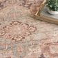 Nourison Vintage Washables Coral and Mint 9" x 12" Area Rug, , large