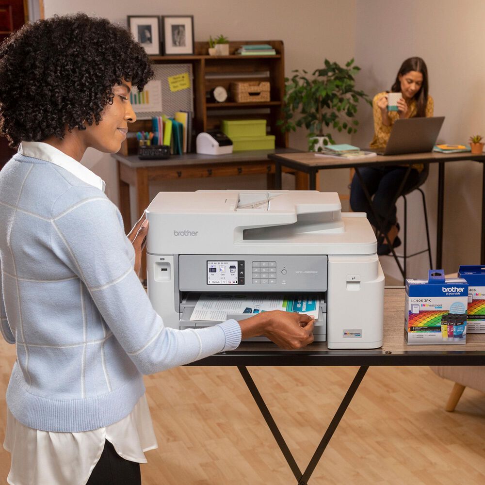 Brother Tank All-in-One Color Inkjet Printer in White NFM