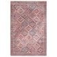 57 Grand by Nicole Curtis Series 1 7"10" x 9"10" Brick Red and Navy Blue Area Rug, , large