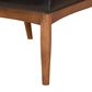 Baxton Studio Sanford Side Chair with Dark Brown Cushion in Walnut Brown, , large