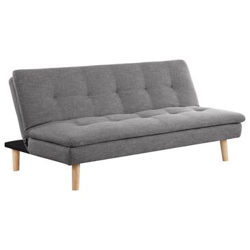 Coaster Scout Stationary Convertible Sofa Bed in Grey, , large