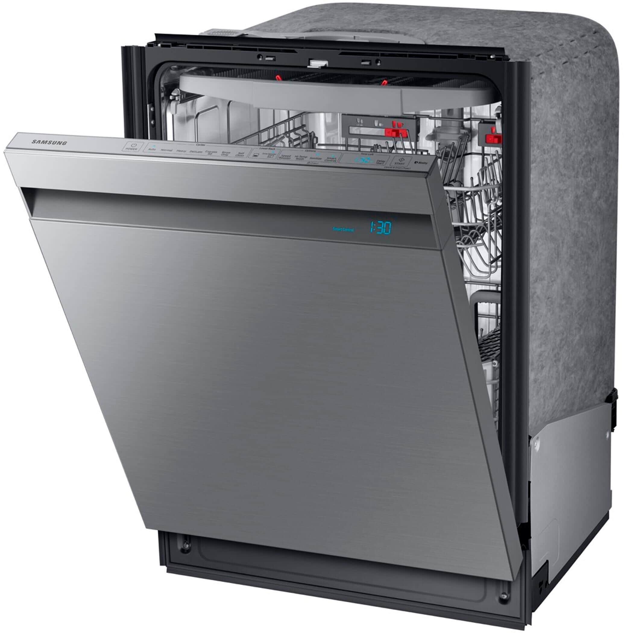 Samsung Built In Dishwasher Linear Wash 39 dBA in Fingerprint Resistant Stainless Steel