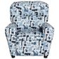 Brazil Tween Kids Recliner in Giant Life Sky Blue with Cupholder, , large