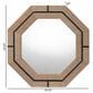 Baxton Studio Mirai Octagon Accent Mirror in Natural and Black, , large