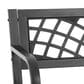 Furniture of America Meno Patio Bench in Black, , large