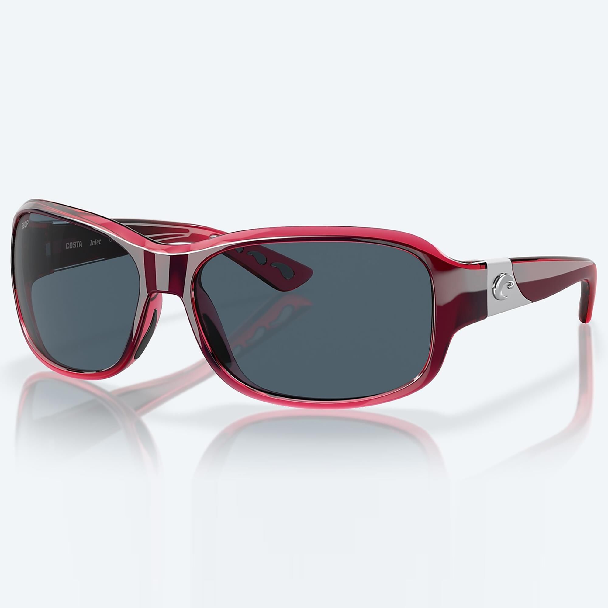 Costa Inlet Sunglasses with Gray Lenses in Pomegranate Fade NFM