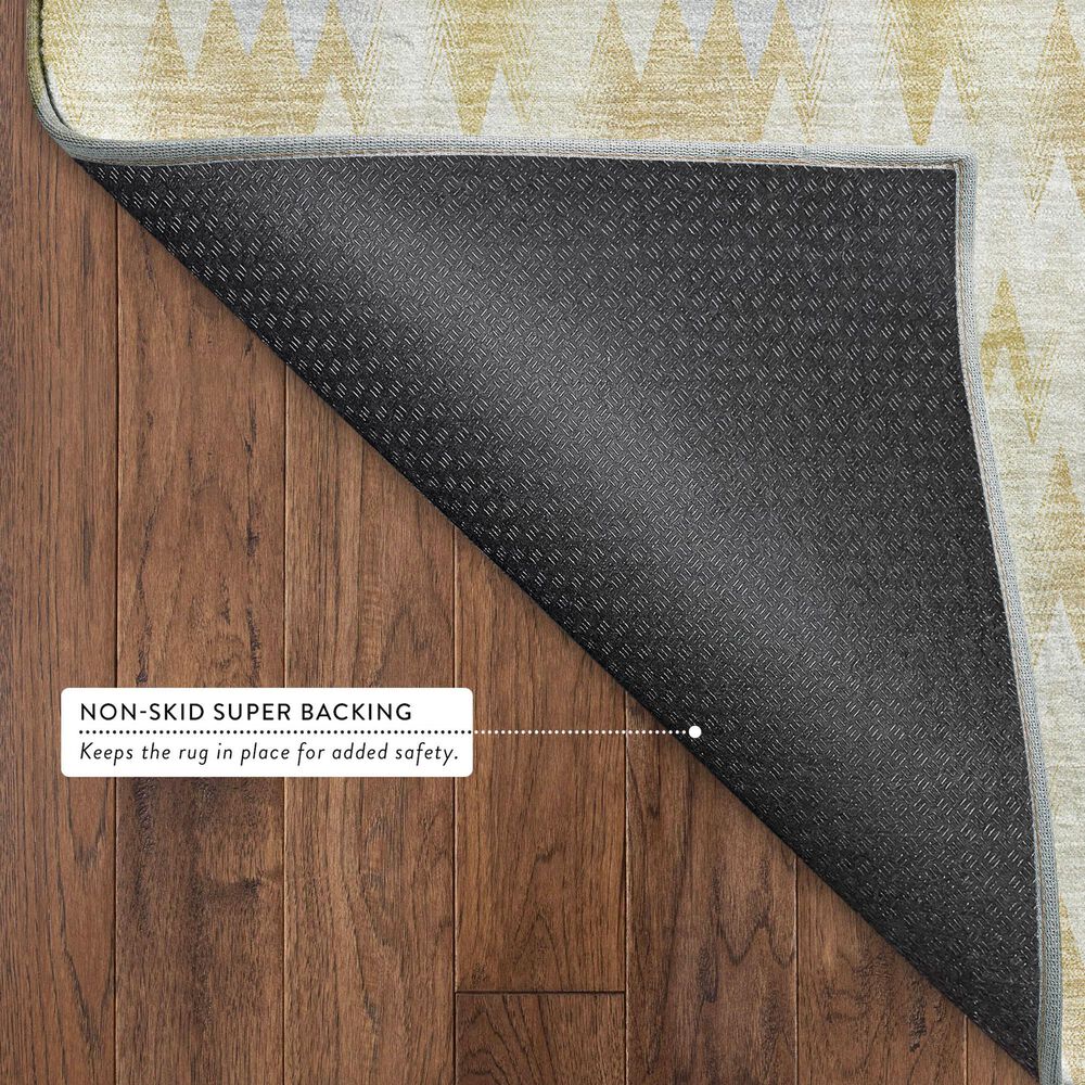 Dalyn Rug Company Soft Essentials Chevron Wheat 2'3" x 7'6" Runner, , large