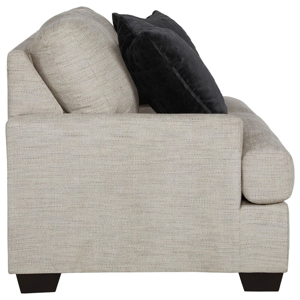 Ashley Vayda Stationary Loveseat in Pebble, , large