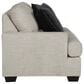 Ashley Vayda Stationary Loveseat in Pebble, , large