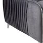 HOMLUX Vertical Quilted Accent Arm Chair in Gray, , large