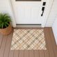 Dalyn Rug Company Soft Essentials Plaid Copper 1"8" x 2"6" Indoor/Outdoor Area Rug, , large