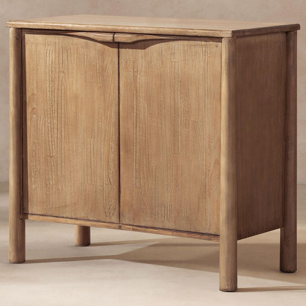 Jennifer Taylor Home Nolan 38" 2-Door Accent Cabinet in Antique Natural Brown, , large