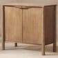 Jennifer Taylor Home Nolan 38" 2-Door Accent Cabinet in Antique Natural Brown, , large