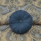 J. Queen New York Messina 15" Round Throw Pillow in Navy Blue, , large