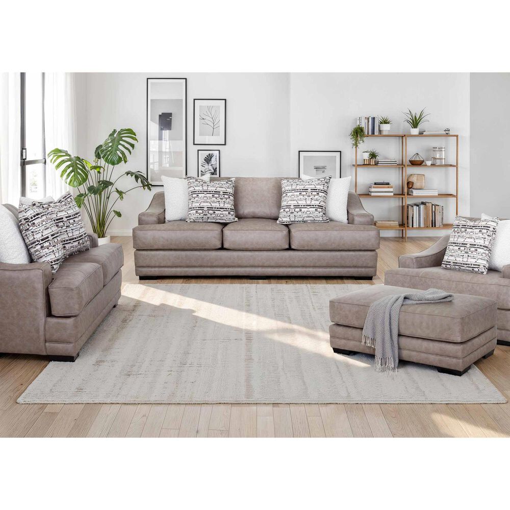 Moore Furniture Granger Ottoman in Duvall Greige, , large