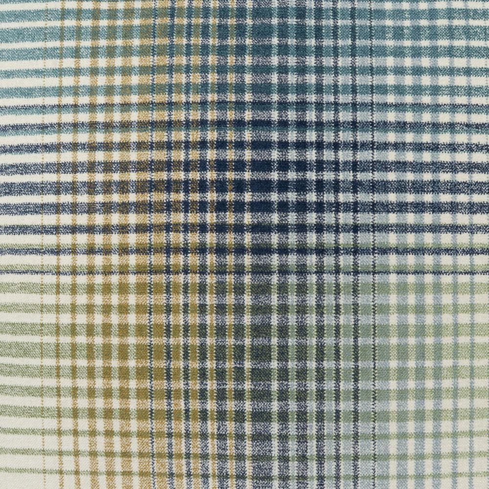 D.V. KAP Home Linox 24" Square Throw Pillow in Blue, , large