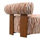 Furniture of America Orynt Accent Chair in Rustic Orange, , large