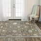 RIZZY Ashton 6" x 9" Brown Area Rug, , large