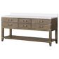Lexora Home Norwalk 72" Double Bathroom Vanity in Grey Oak with White Quartz Top and Rectangular Sinks, , large