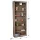 Cal-Baja Furniture DZ 84" Bookcase in Wash Gray, , large