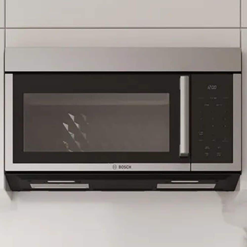 Bosch 300 Series 1.7 Cu. Over-The-Range Microwave in Stainless Steel, , large