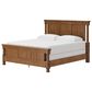 Ashley Rowlenstown King Panel Bed with Two Nightstands in Brown, , large