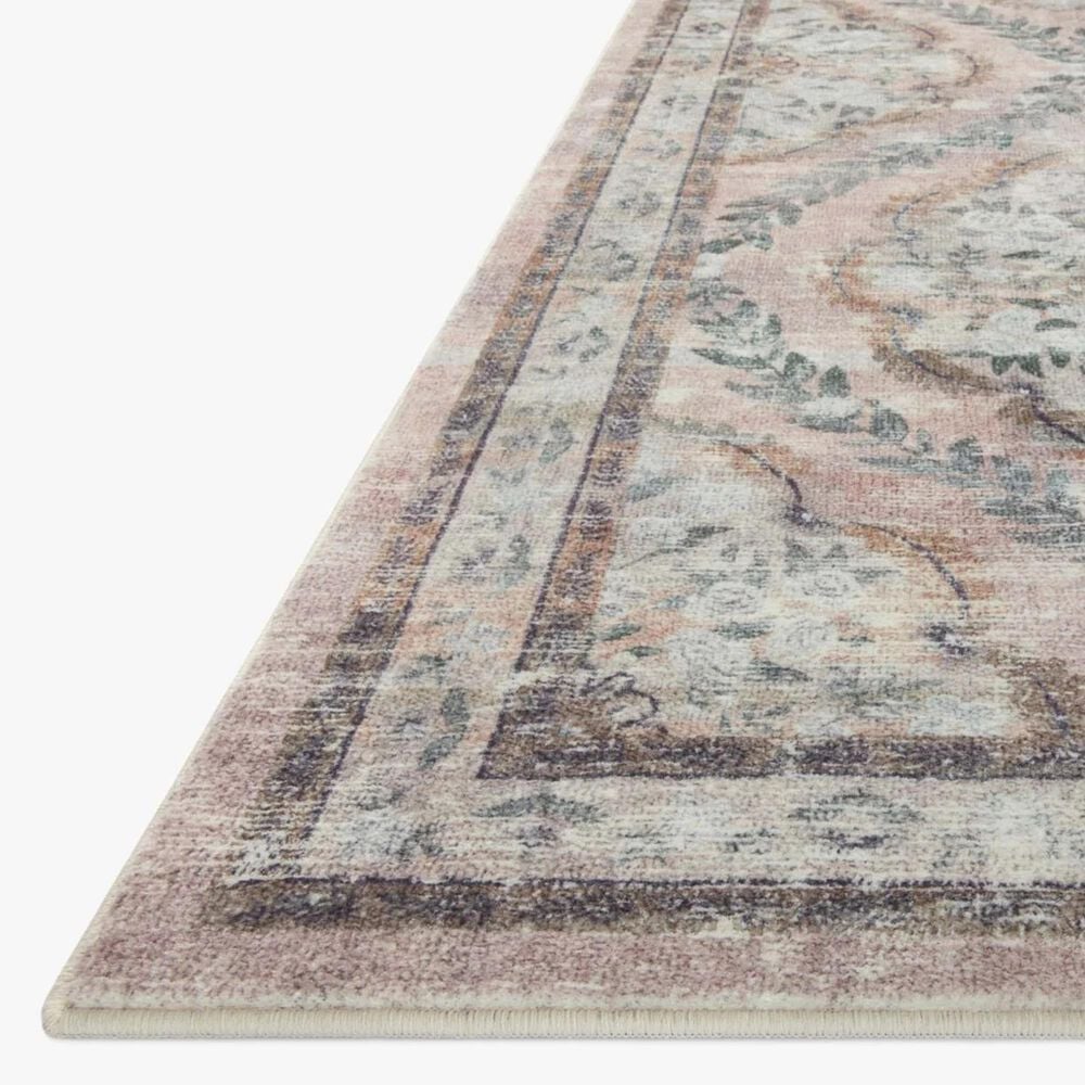 Loloi Courtyard 5&#39; x 7&#39;6&quot; Chateau Blush Area Rug, , large