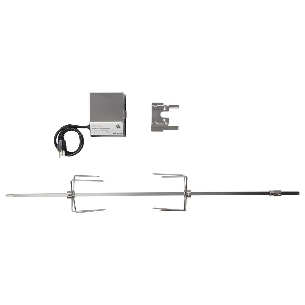 TYTUS 36&quot; Rotisserie Kit with Motor Cooking Accessory in Stainless Steel, , large