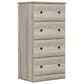 Lemoore Essential 23" 4-Drawer Chest in Swedish Grey Elm, , large