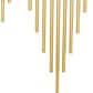 Maple and Jade Metal Geometric Wall Mirror in Gold, , large