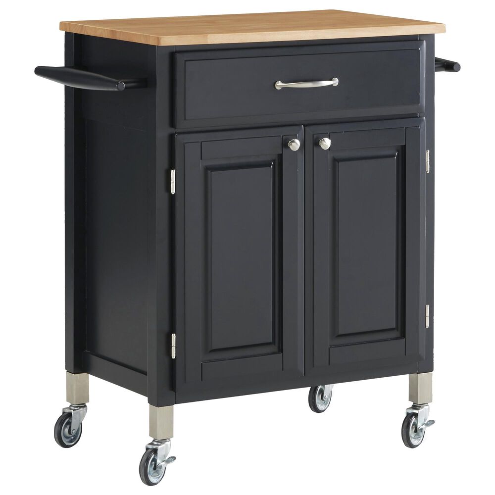 Homestyles Dolly Madison Kitchen Cart in Black, , large